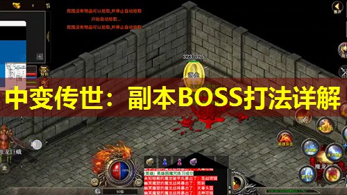 中变传世:副本BOSS打法详解 中变传世:副本BOSS打法详解